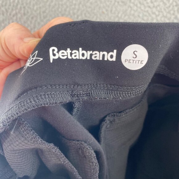 Betabrand Pants Womens Small Petite Black Stretch Jegging Ponte Pull On Casual - Picture 6 of 12